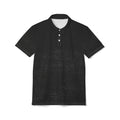 Distressed Black Polo — Subtle Grunge Luxe Polo