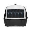 Astronaut Graphic Trucker Cap — Space Explorer Camping Hat