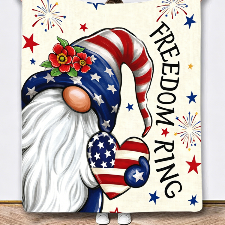 America 250 Anniversary Flag Throw Blanket