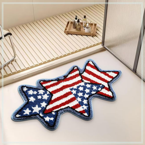 American Style Patriotic Floor Mat